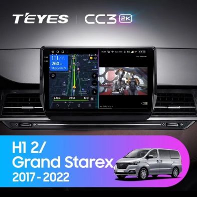 Штатная магнитола Teyes CC3 2K 4/64 Hyundai H1 2 Grand Starex TQ (2017-2022)