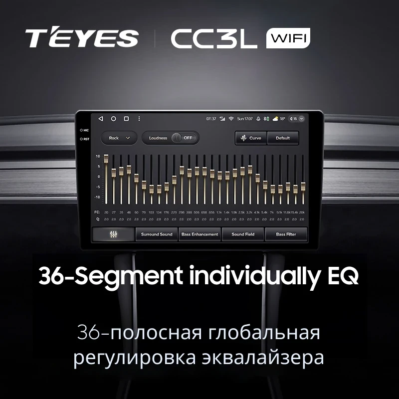Штатная магнитола Teyes CC3L WiFi 2/32 Subaru Levorg VM (2014-2020) F1