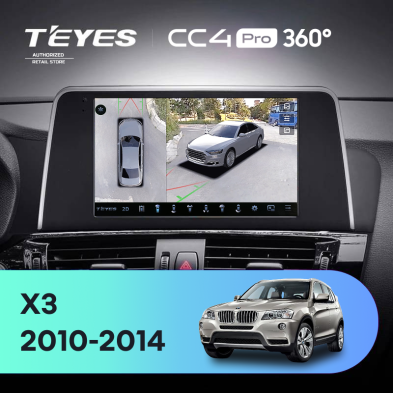 Штатная магнитола Teyes CC4 Pro 360 8/128 BMW X3 F25 CIC (2010-2014)