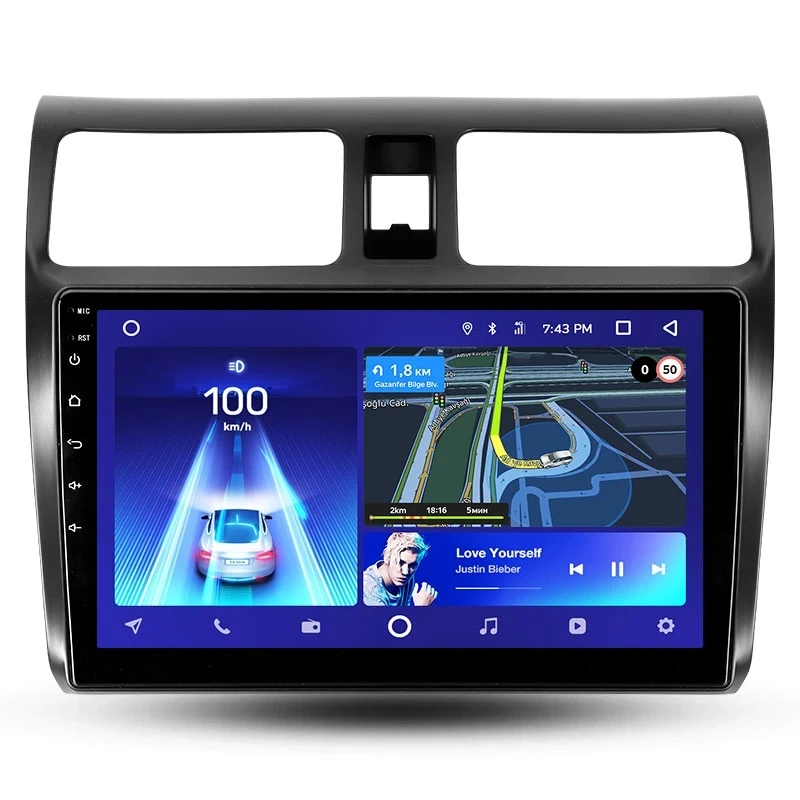 Переходная рамка Suzuki Swift 3 (2003-2010) (10")