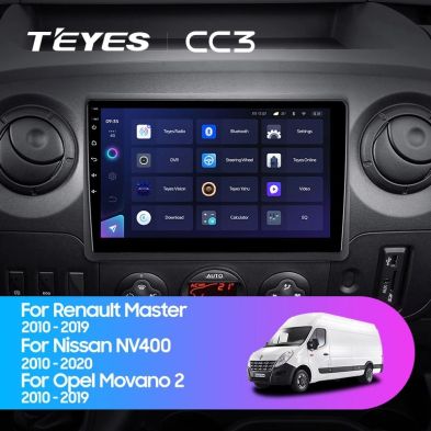 Штатная магнитола Teyes CC3 4/32 Opel Movano 2 (2010-2019) F1