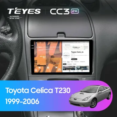 Штатная магнитола Teyes CC3 2K 4/64 Toyota Celica T230 (1999-2006)