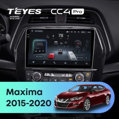 Штатная магнитола Teyes CC4 Pro 12/256 Nissan Maxima A36 (2015-2020)