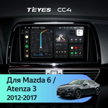 Штатная магнитола Teyes CC4 6/64 Mazda Atenza 3 (2012-2017) Тип-B Правый руль
