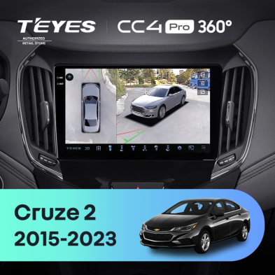 Штатная магнитола Teyes CC4 Pro 360 12/256 Chevrolet Cruze 2 (2015-2023)