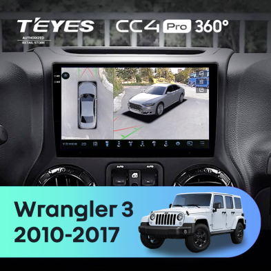 Штатная магнитола Teyes CC4 Pro 360 12/256 Jeep Wrangler 3 JK (2010-2017) L15