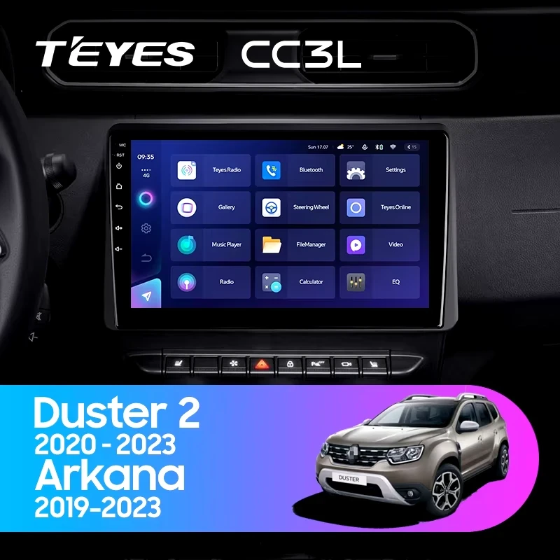 Штатная магнитола Teyes CC3L 4/64 Renault Arkana (2019-2023) F2