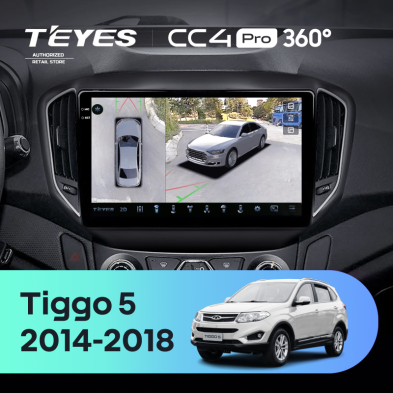 Штатная магнитола Teyes CC4 Pro 360 8/128 Chery Tiggo 5 (2014-2018)