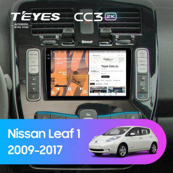 Штатная магнитола Teyes CC3 2K 6/128 Nissan Leaf 1 (2009-2017)