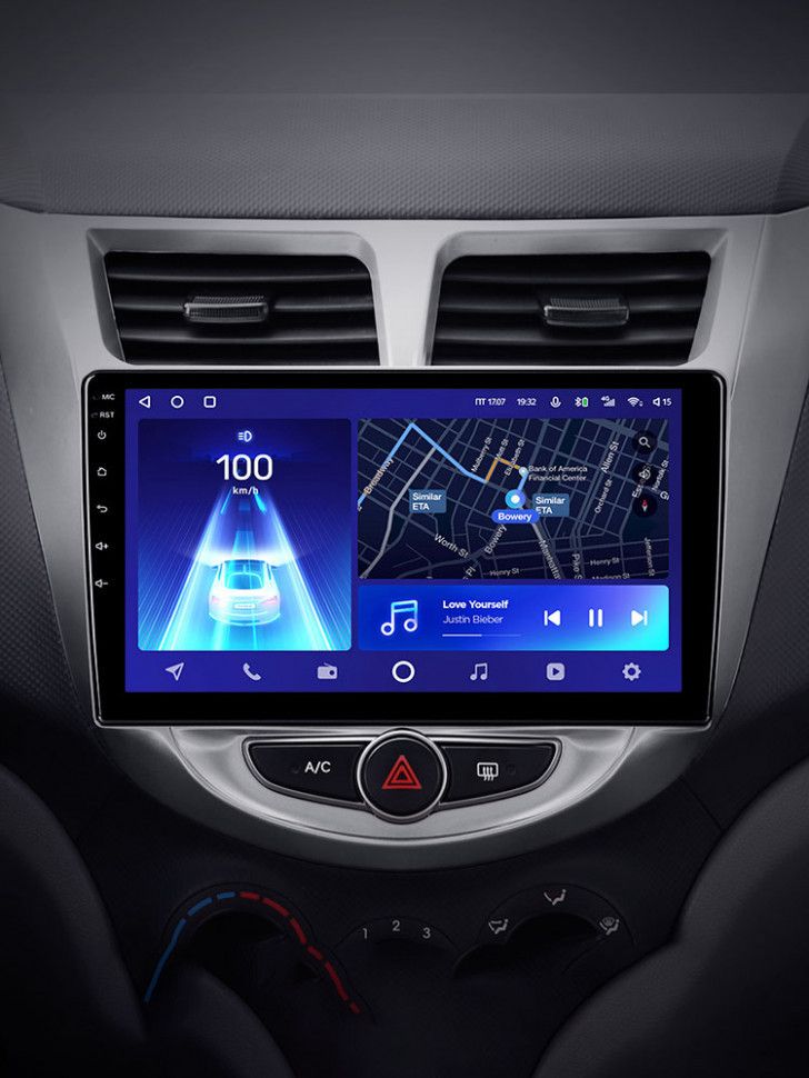 Штатная магнитола Teyes CC2L Plus 2/32 Hyundai Solaris 1 (2010-2016) F1