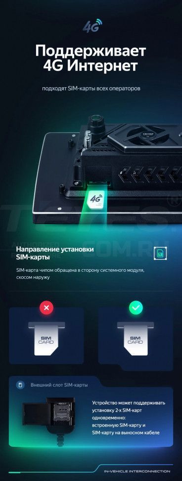 Штатная магнитола Teyes CC3 2K 6/128 Toyota Hiace H300 VI (2019-2022) Тип-A (11")