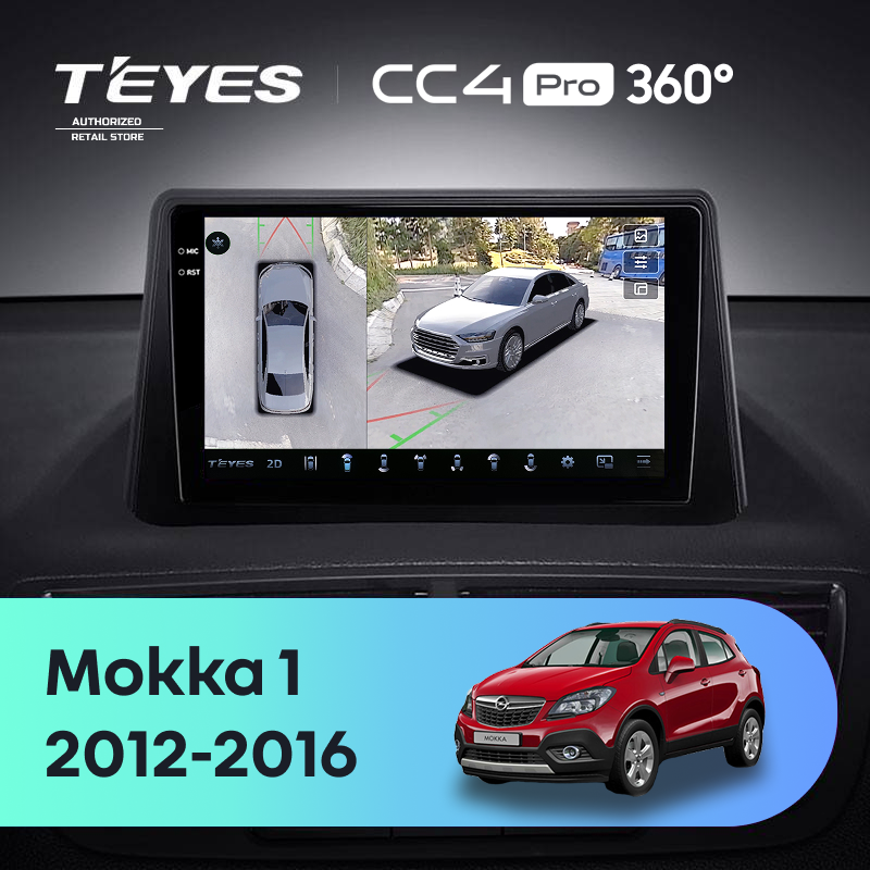 Штатная магнитола Teyes CC4 Pro 360 8/128 Opel Mokka 1 (2012-2016)