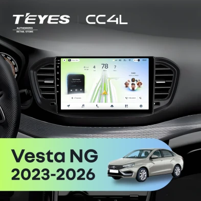 Штатная магнитола Teyes CC4L 6/64 Lada Vesta NG (2023-2026) Тип-B (глянец)