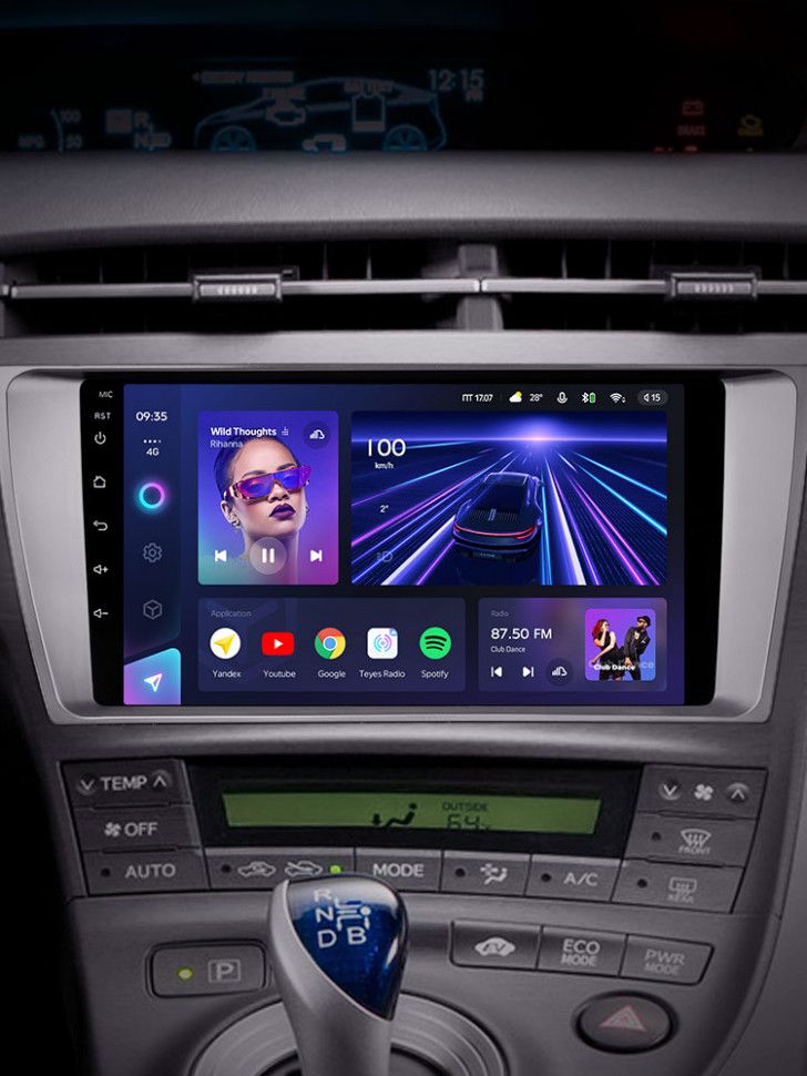 Штатная магнитола Teyes CC3 4/32 Toyota Prius XW30 (2009-2015)