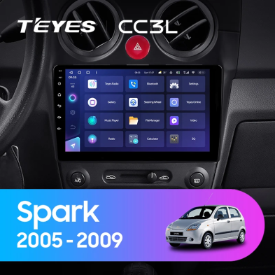 Штатная магнитола Teyes CC3L 4/64 Chevrolet Spark M200 (2005-2009)