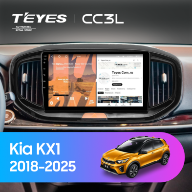Штатная магнитола Teyes CC3L 4/32 Kia KX1 (2018-2025)