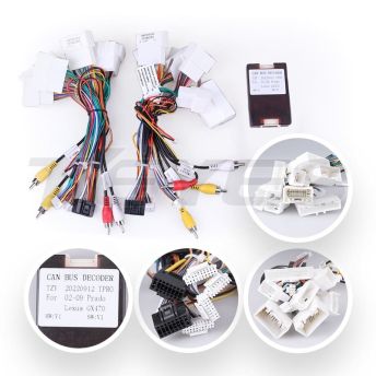 TEYES TPRO 2 cable and Canbus For Toyota Land Cruiser Prado 120 3 III For Lexus GX470 GX 470 J120【MJD】【B】2002-2009