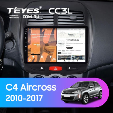 Штатная магнитола Teyes CC3L 4/32 Citroen C4 Aircross (2010-2017) Тип-A