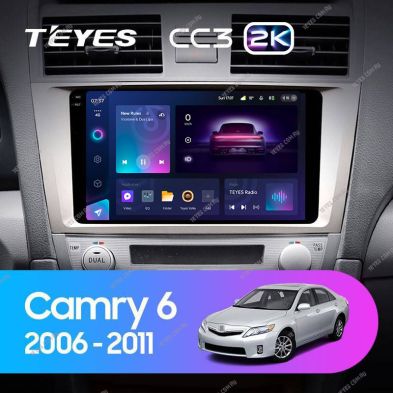 Штатная магнитола Teyes CC3 2K 4/64 Toyota Camry 6 XV 40 (2006-2011) F1