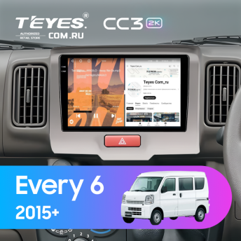 Штатная магнитола Teyes CC3 2K 4/32 Suzuki Every 6 (2015-)