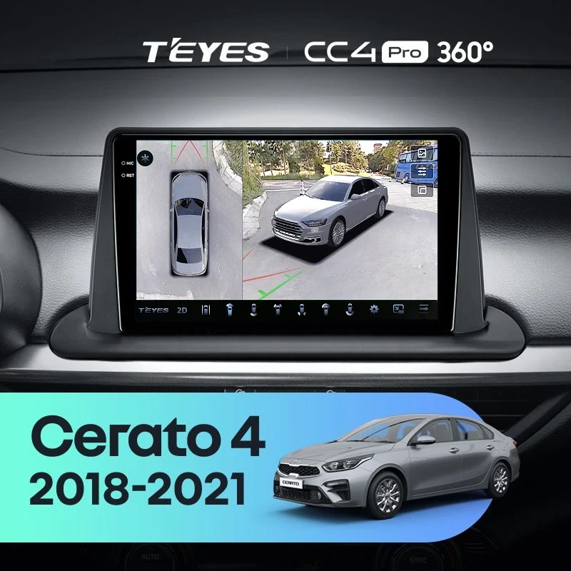 Штатная магнитола Teyes CC4 Pro 360 12/256 Kia Cerato 4 (2018-2021)