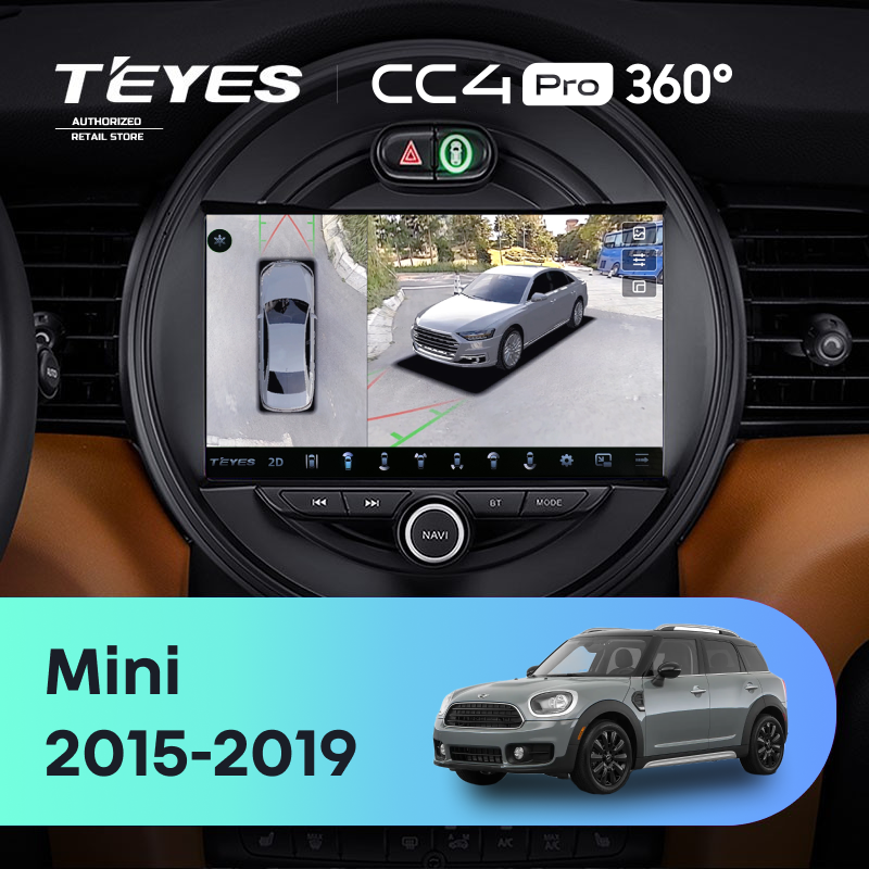 Штатная магнитола Teyes CC4 Pro 360 8/128 Mini Countryman (F60) (2016-2020)