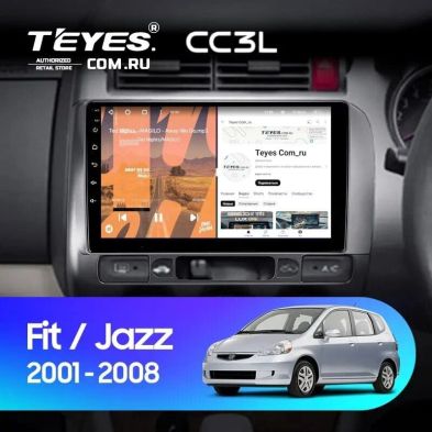 Штатная магнитола Teyes CC3L 4/64 Honda Jazz GD (2001-2008) Правый руль