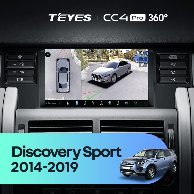 Штатная магнитола Teyes CC4 Pro 360 8/128 Land Rover Discovery Sport (2014-2019)