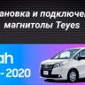 Штатная магнитола Teyes CC3L 4/32 Toyota Voxy III R80 (2014-2020)