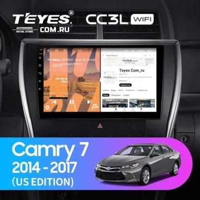 Штатная магнитола Teyes CC3L WiFi 2/32 Toyota Camry 7 XV 50 55 (2014-2017) (North America) F5