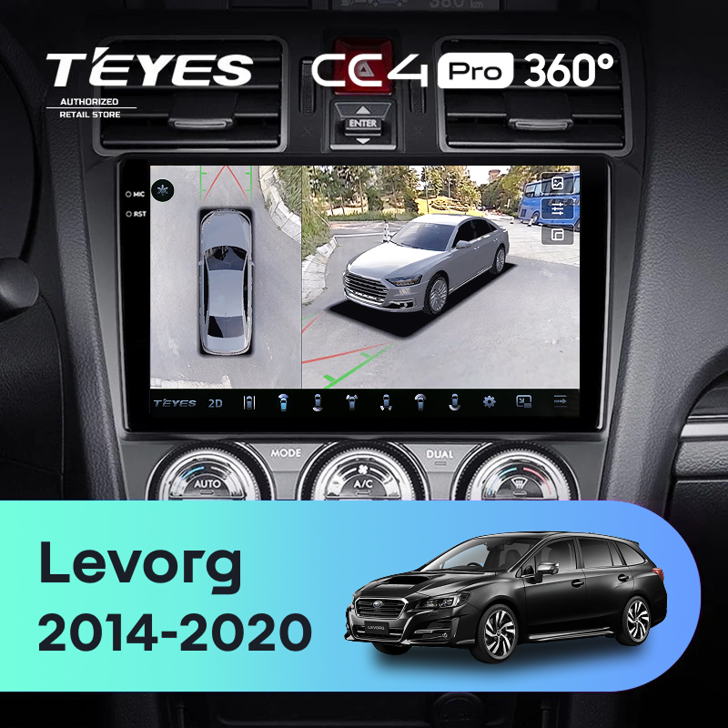 Штатная магнитола Teyes CC4 Pro 360 12/256 Subaru Levorg VM (2014-2020) F1