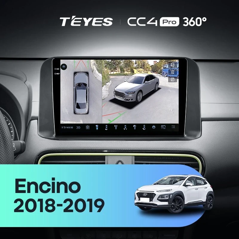 Штатная магнитола Teyes CC4 Pro 360 12/256 Hyundai Encino (2018-2019)