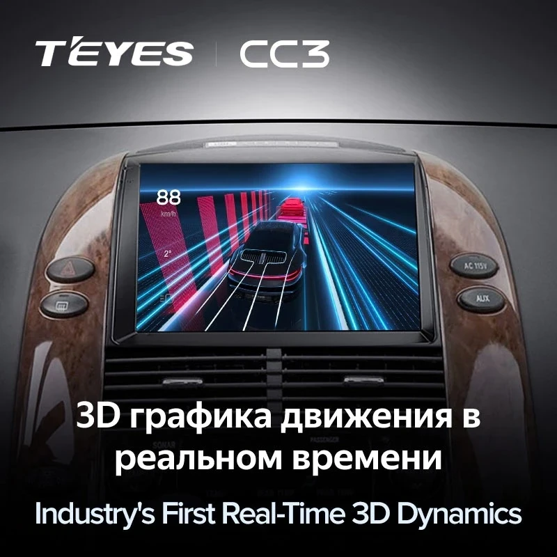 Штатная магнитола Teyes CC3 4/32 Toyota Sienna 2 II XL20 (2003-2010)