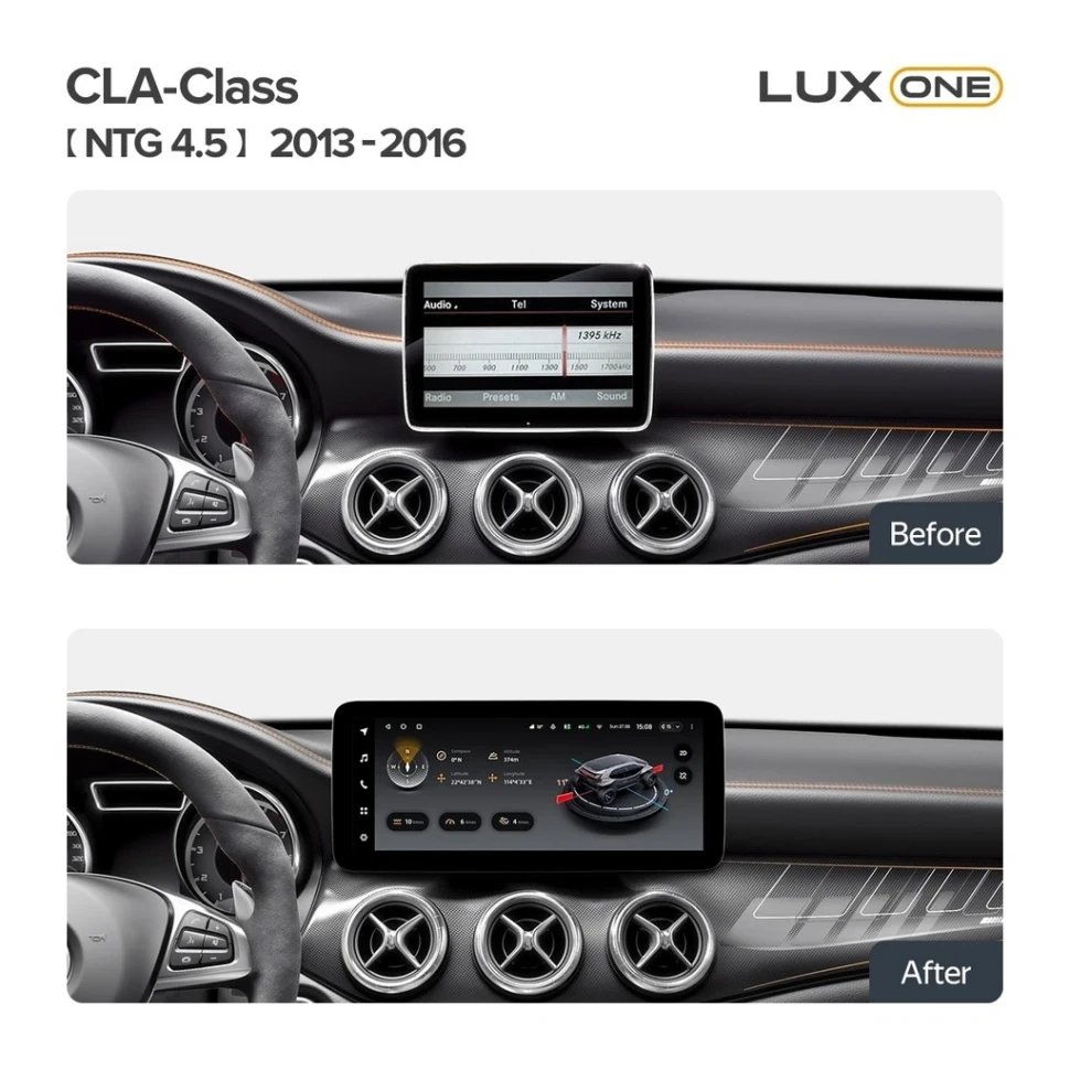 Штатная магнитола Teyes LUX ONE 6/128 Mercedes-Benz CLA-Class X117 C117 (NTG 4.5) (2013-2016)