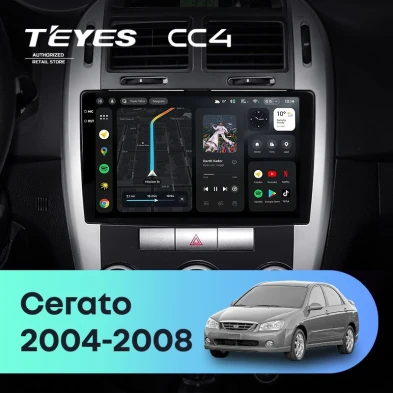Штатная магнитола Teyes CC4 6/64 Kia Cerato (2004-2008) F2