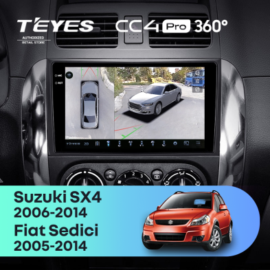 Штатная магнитола Teyes CC4 Pro 360 8/128 Suzuki SX4 1 (2006-2014)
