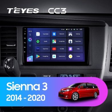 Штатная магнитола Teyes CC3 4/32 Toyota Sienna 3 XL30 (2014-2020)
