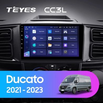 Штатная магнитола Teyes CC3L 4/32 Fiat Ducato Van L3H2 (2021-2023)