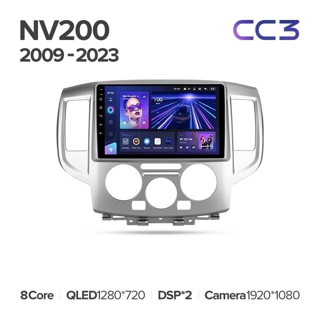 Штатная магнитола Teyes CC3 4/32 Nissan NV200 M20 (2009-2023)