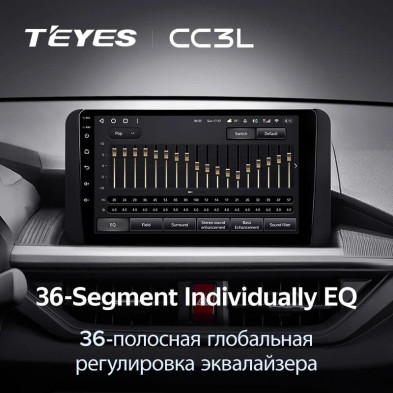 Штатная магнитола Teyes CC3L 4/64 Toyota Wigo (2022-2023) F2