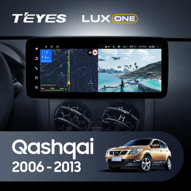 Штатная магнитола Teyes LUX ONE 4/32 Nissan Qashqai 1 J10 (2006-2013)