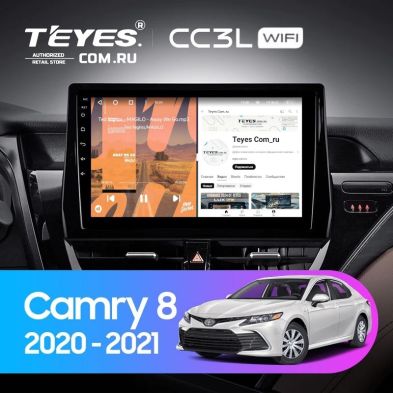 Штатная магнитола Teyes CC3L WiFi 2/32 Toyota Camry 8 XV 70 (2020-2021)