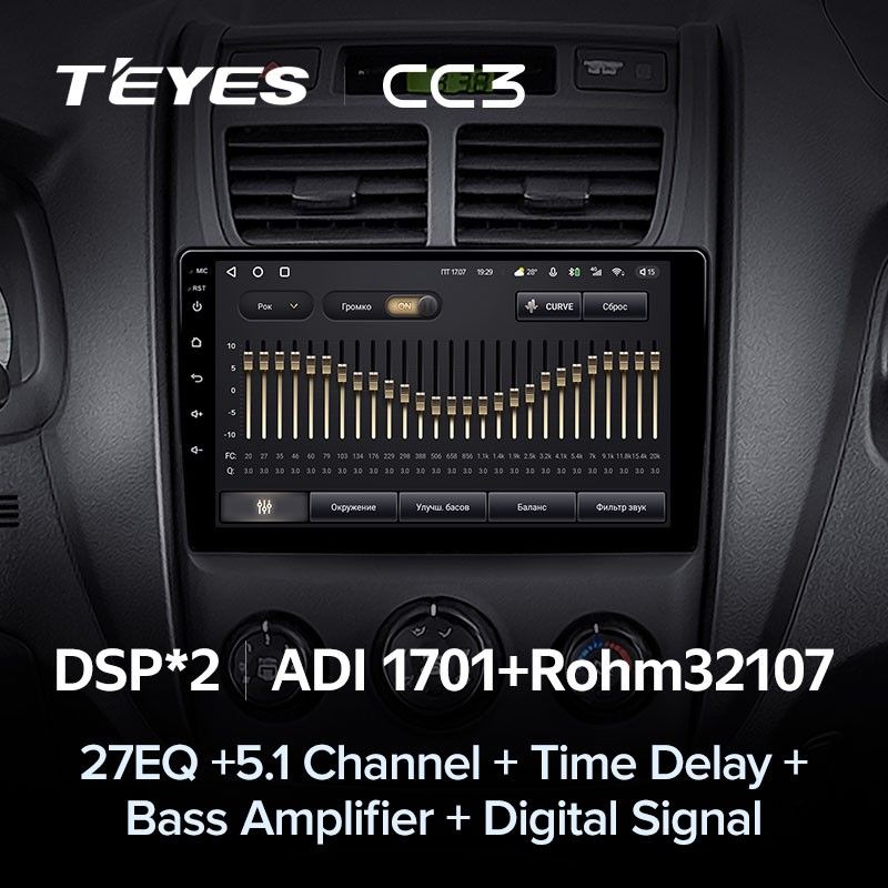 Штатная магнитола Teyes CC3 4/32 Kia Sportage 2 (2007-2009)