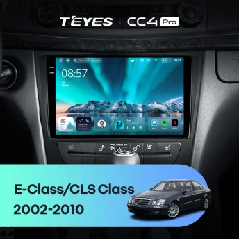 Штатная магнитола Teyes CC4 Pro 12/256 Mercedes-Benz E-Class S211 W211 CLS-Class C219 (2002-2010)
