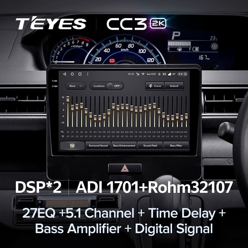 Штатная магнитола Teyes CC3 2K 6/128 Suzuki Wagon R VI (2017-2021)