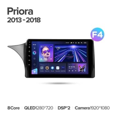 Штатная магнитола Teyes CC3 4/32 Lada Priora (2013-2018) F4