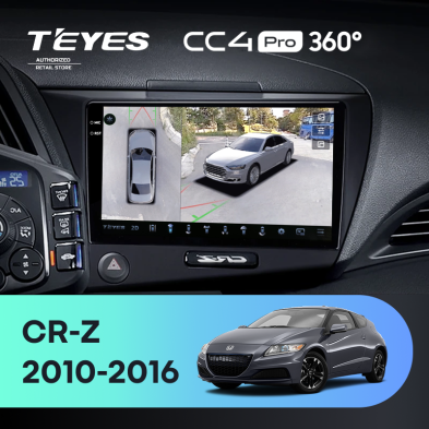 Штатная магнитола Teyes CC4 Pro 360 12/256 Honda CR-Z 1 (2010-2016)