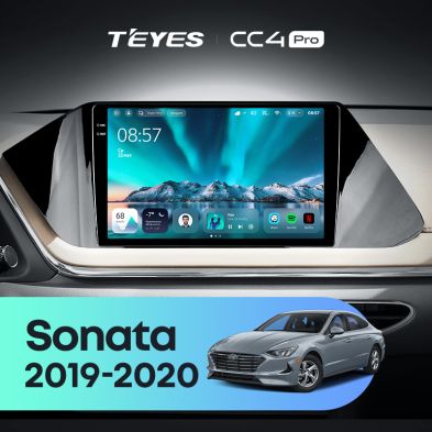 Штатная магнитола Teyes CC4 Pro 12/256 Hyundai Sonata DN8 (2019-2020) Тип-B