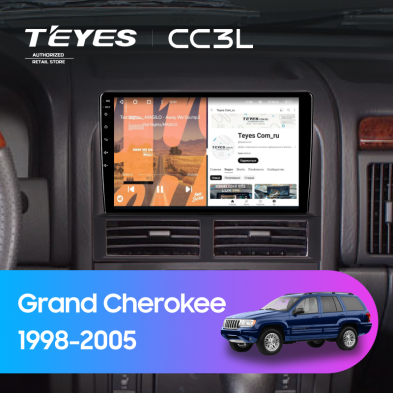 Штатная магнитола Teyes CC3L 4/64 Jeep Grand Cherokee 2 WJ (1998-2005)