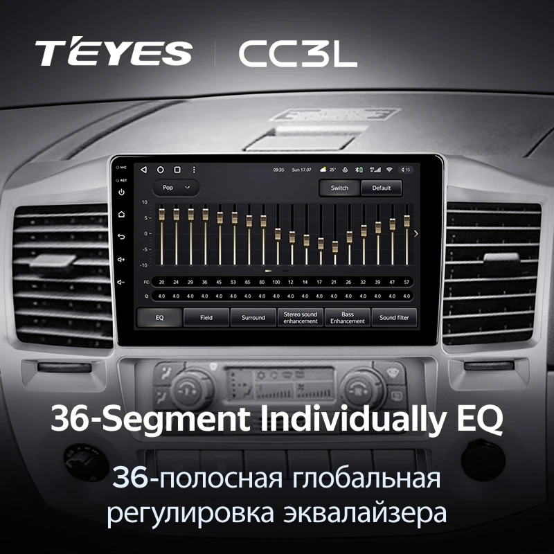 Штатная магнитола Teyes CC3L 4/32 для GAZ Газель Бизнес (2010-2022) F3
